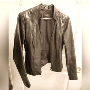 Danier Real Leather Jacket - Black